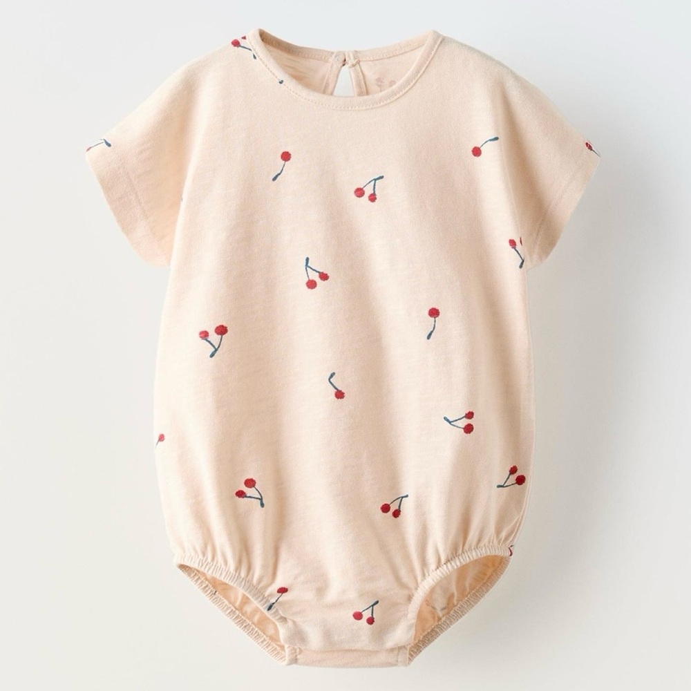 Cherry Print One Piece